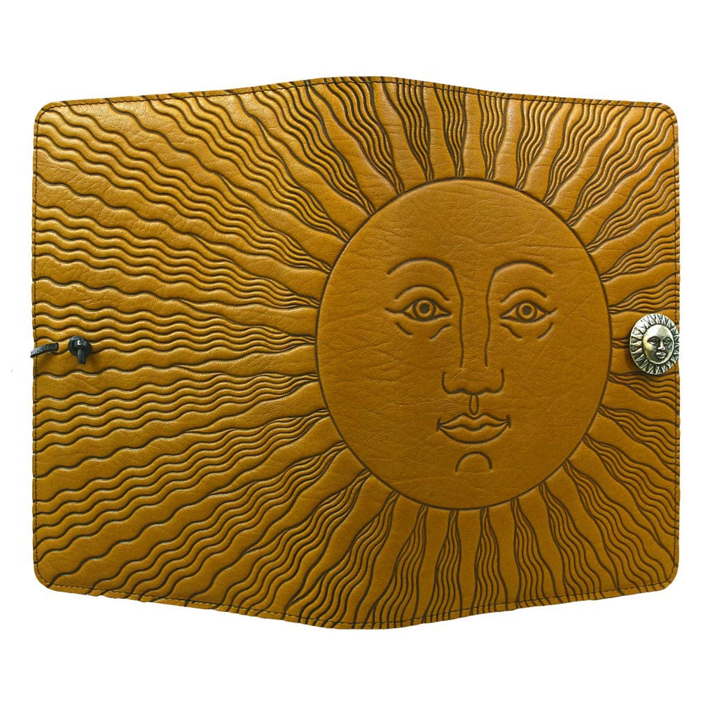 Small Leather Journal - Sun in Marigold
