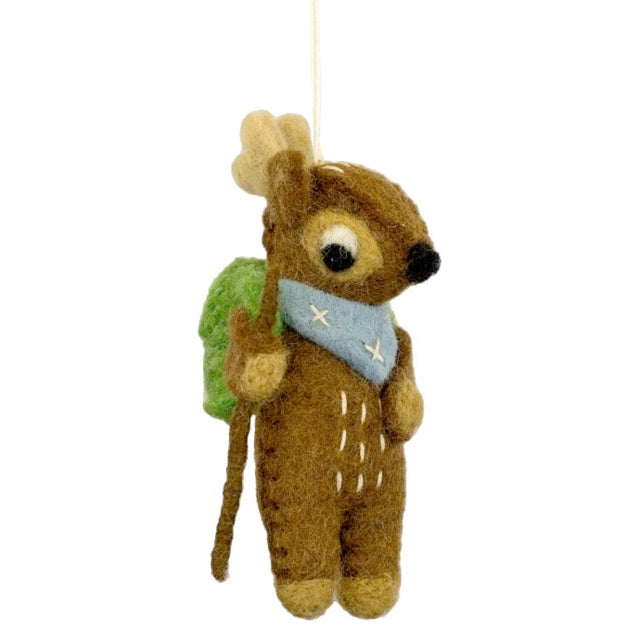 Camp Fawn Wool Ornament
