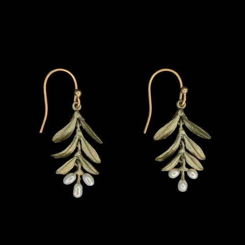 Garden Vine Wire Earrings by Michael Michaud