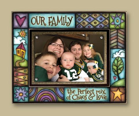 Our Family Large Wood Frame