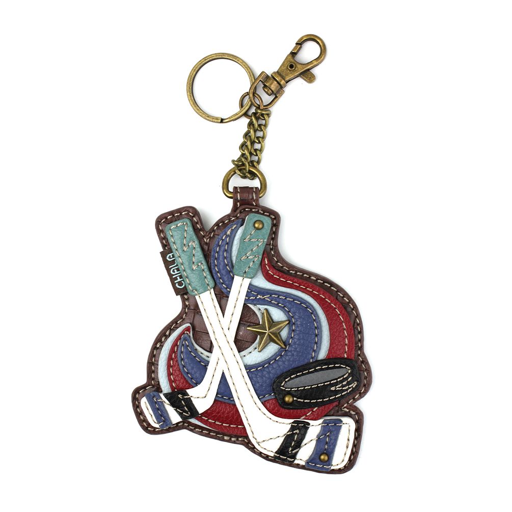Hockey Coin Purse and Key Chain by Chala