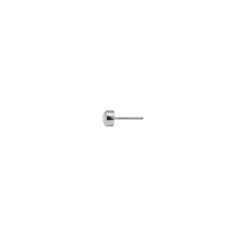 Sterling Silver Simple Stud Earrings with Mother of Pearl