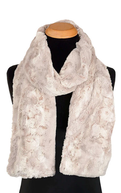 Cafe Au Lait Luxury Faux Fur Scarf