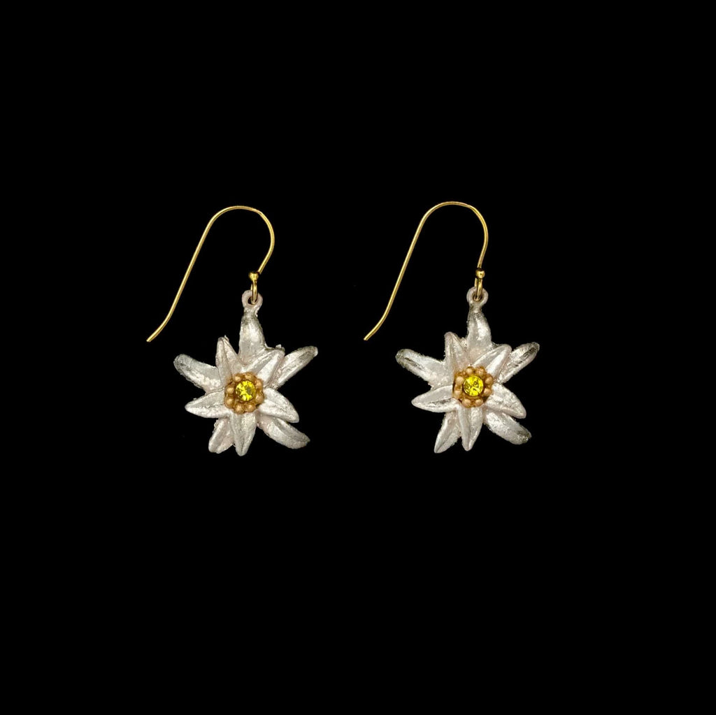 Edelweiss Wire Earrings by Michael Michaud