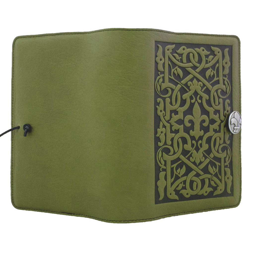 Large Leather Journal - The Medici in Fern