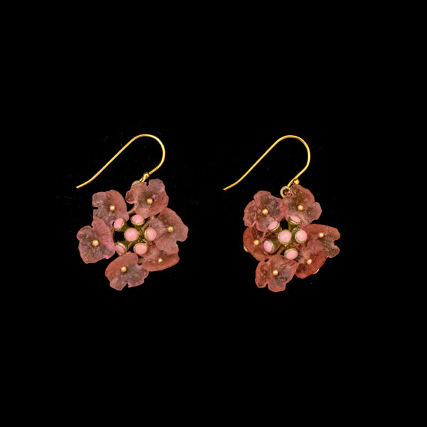 Lantana Wire Earrings by Michael Michaud