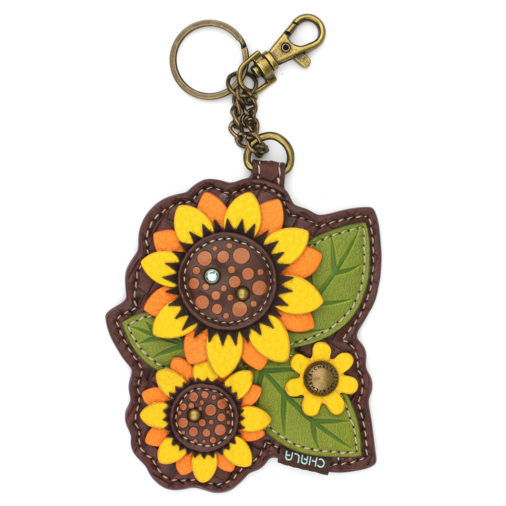 Sunflower Group Coin Purse and Key Chain by Chala