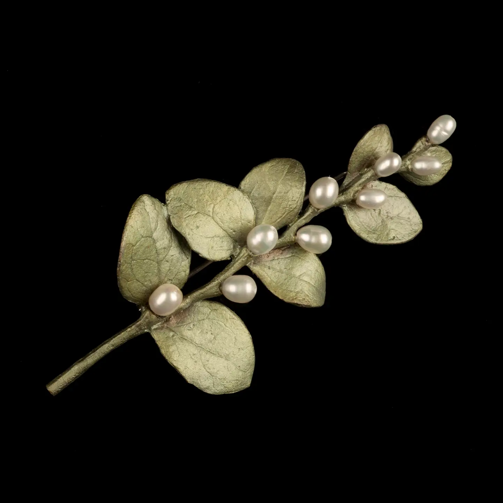 Irish Thorn Leaves Brooch by Michael Michaud