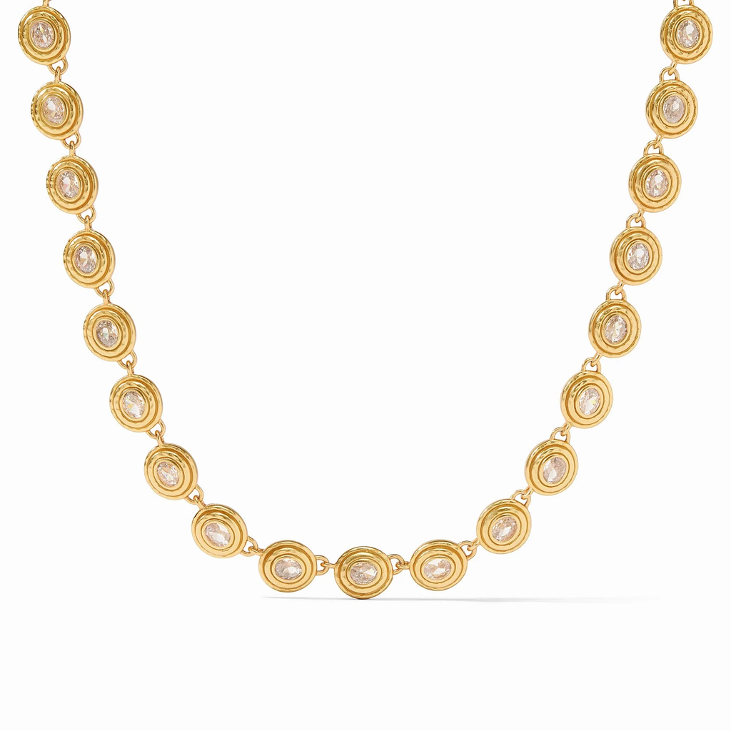 Tudor Tennis Necklace in Cubic Zirconia by Julie Vos
