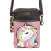 Unicorn Cellphone Crossbody in Glitter Pink