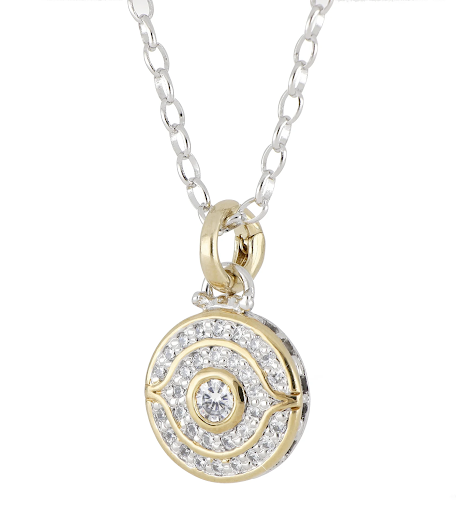 Celebration Petite Pavé Evil Eye Necklace by John Medeiros