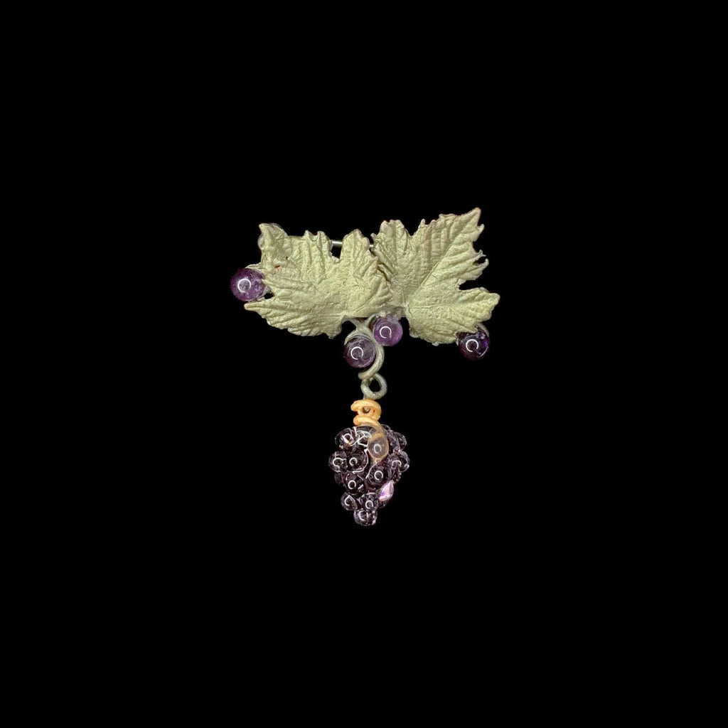 Wild Grape Vine Dainty Brooch by Michael Michaud
