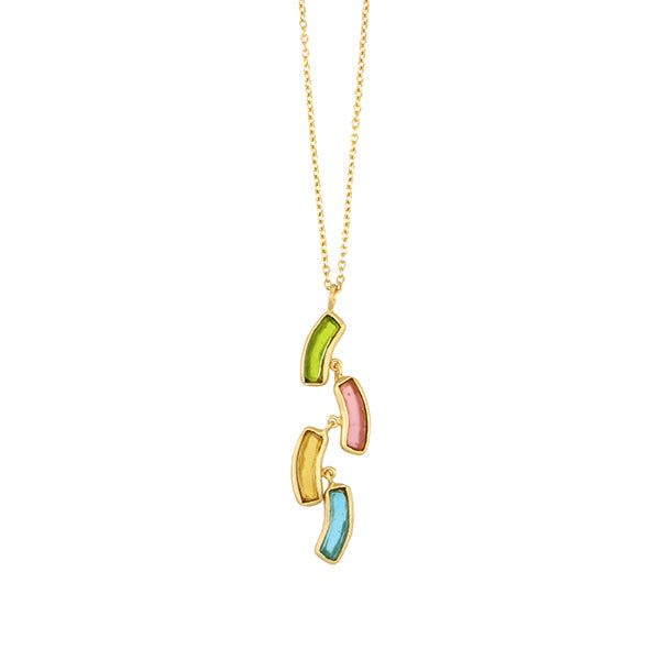 Arc 16 Inch Adjustable Long Pendant Necklace by Michael Michaud