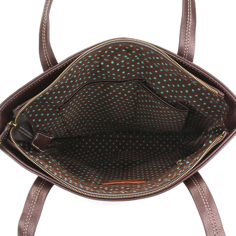 Horses Deluxe Everyday Tote in Plum by Chala