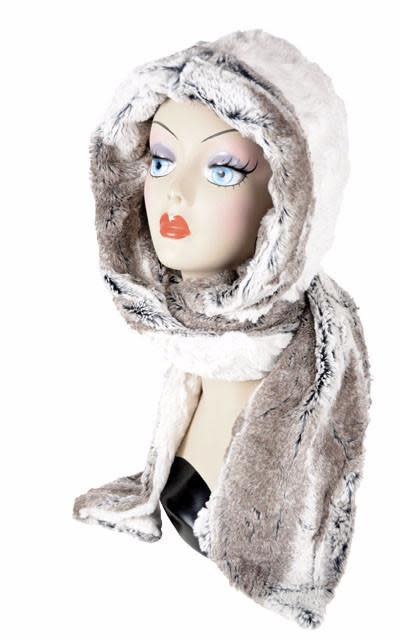 Birch Luxury Faux Fur Hoody Scarf