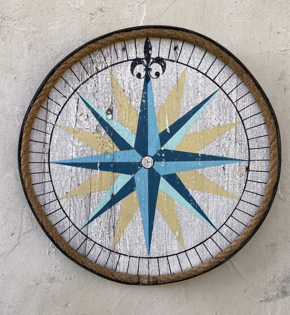 Compass Rose (D) Americana Art