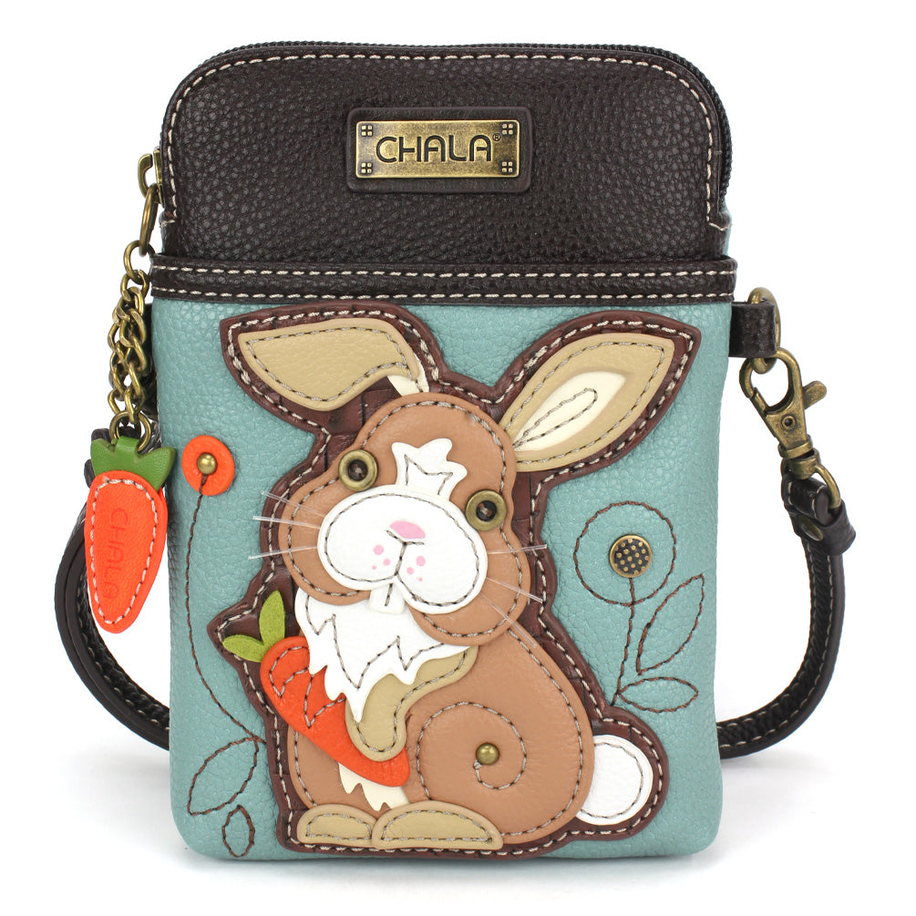 Bunny Cellphone Crossbody in Blue by Chala
