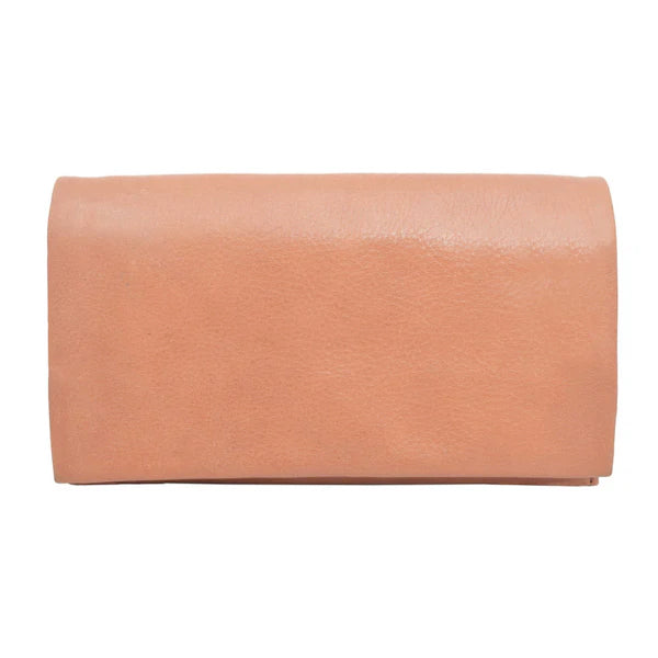 Eloise Leather Wallet in Tan