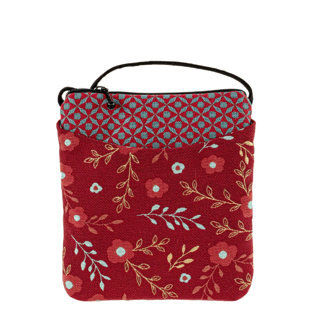 Maruca Cupcake Handbag in Floral Red