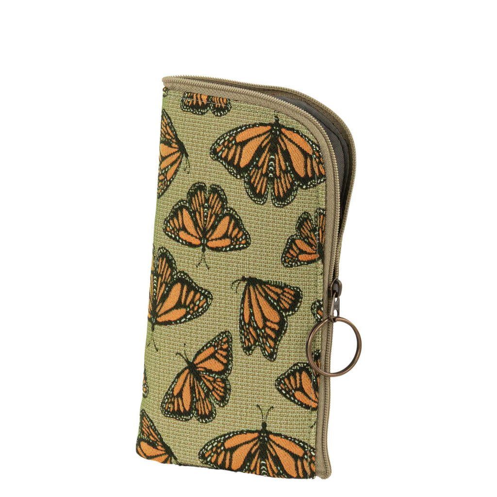Maruca Zip Pouch in Monarch Sage