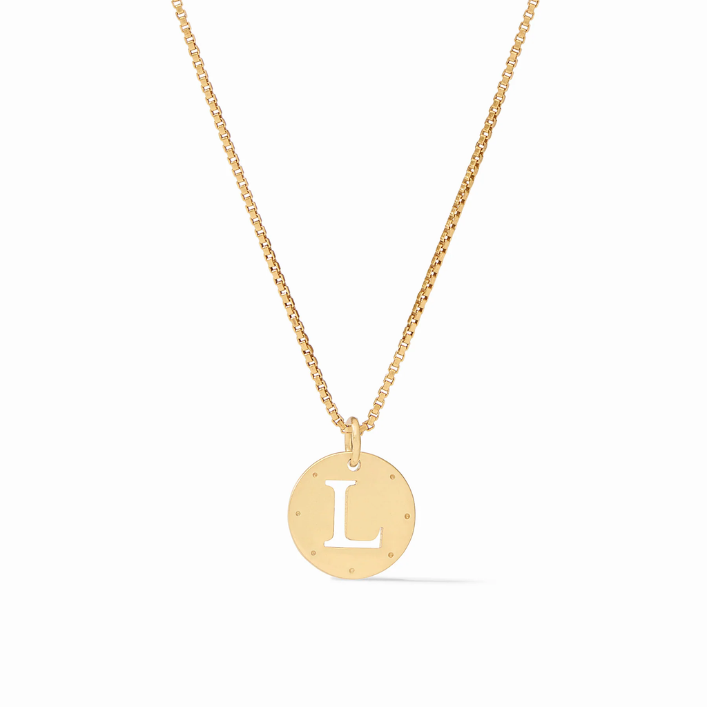Monogram Delicate Letter L Necklace by Julie Vos