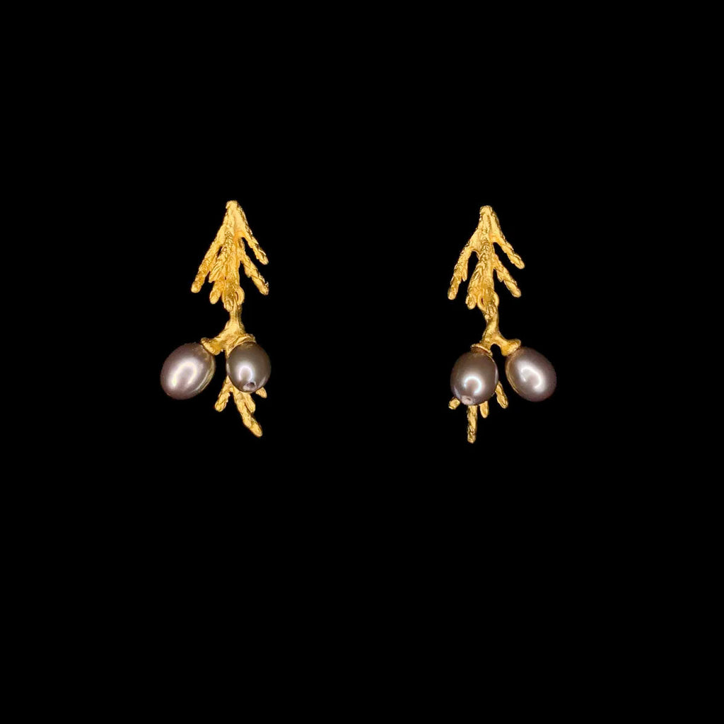 Juniper Post Earrings by Michael Michaud