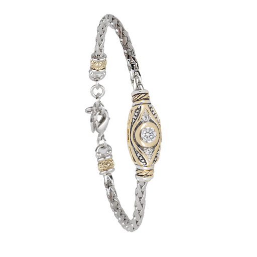 Celebration Petite Pavé Evil Eye Cubic Zirconia Single Strand Bracelet by John Medeiros