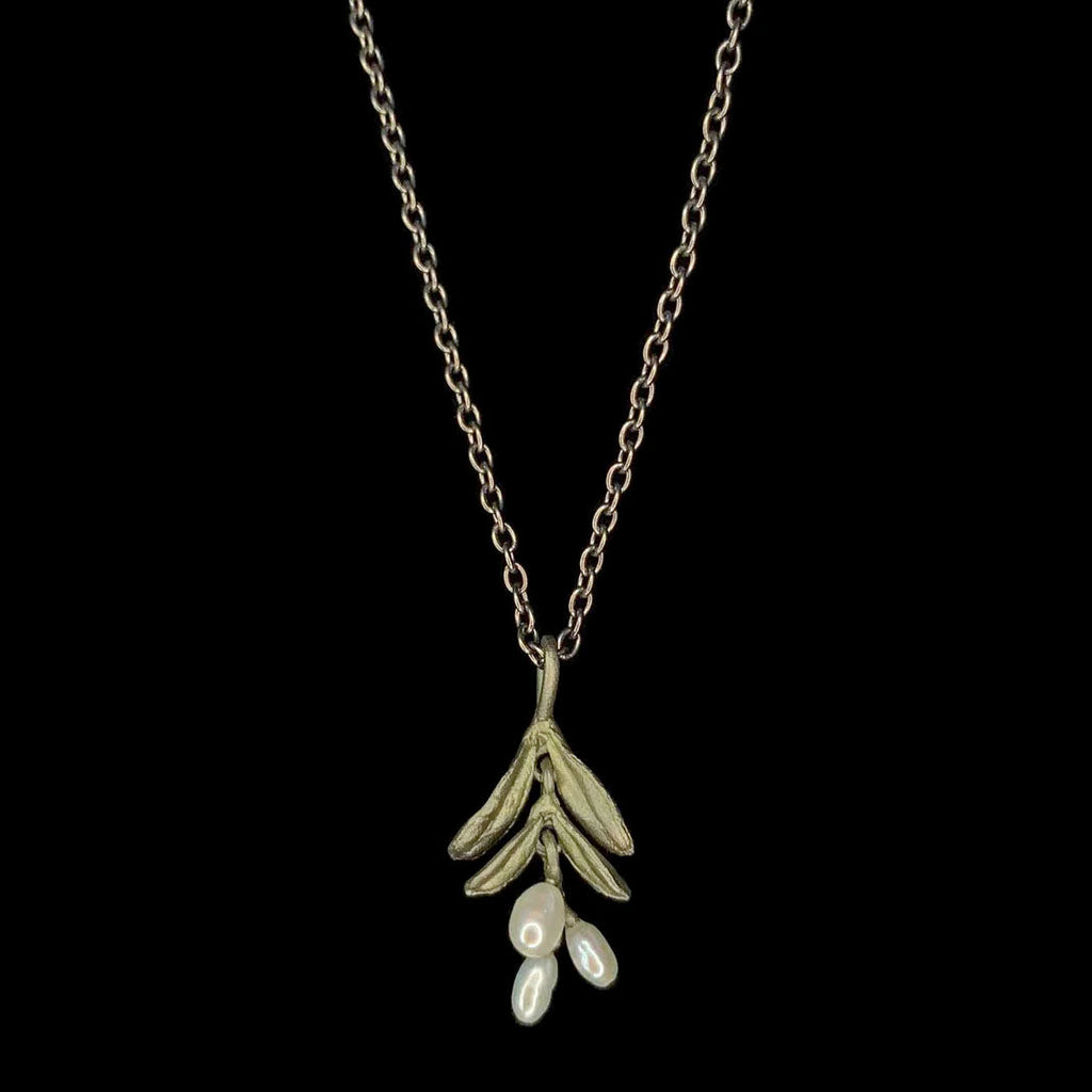 Garden Vine 16 Inch Adjustable Dainty Pendant Necklace by Michael Michaud