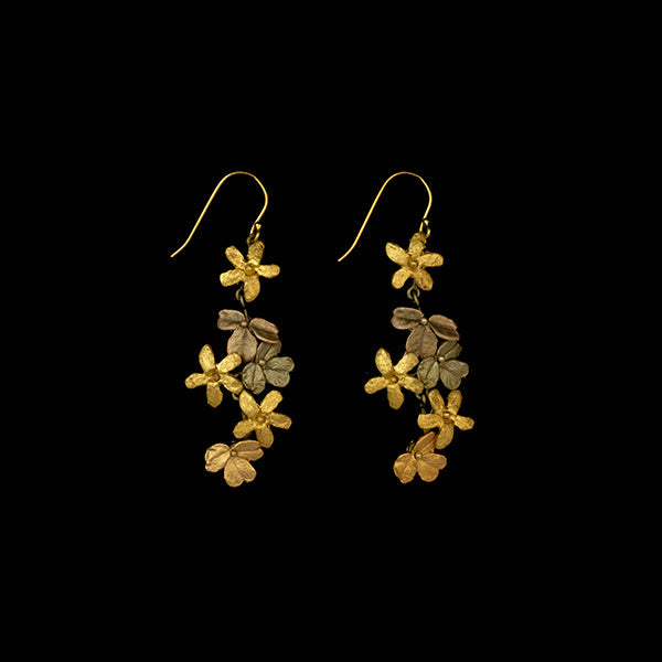 Wood Sorrel Statement Wire Earrings by Michael Michaud