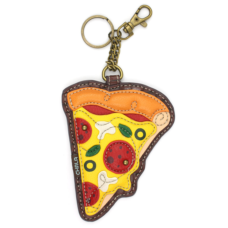 Pizza Coin Purse and Key Chain by Chala