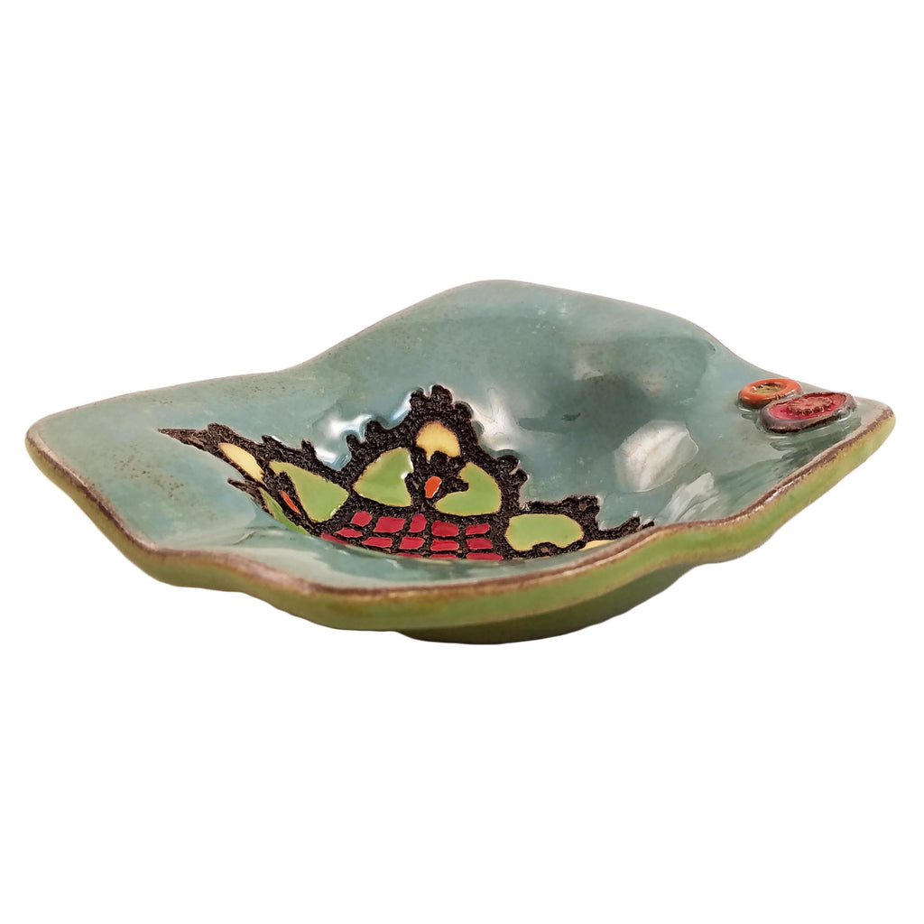 Sally's Pattern Ceramic Wall Art by Laurie Pollpeter