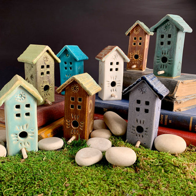 Small Ceramic Bird House