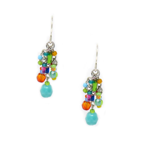 Multi Color Confetti Earrings by Firefly Jewelry