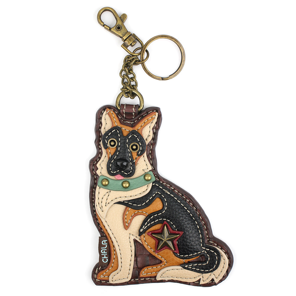German Shepherd Gen II Coin Purse and Key Chain by Chala