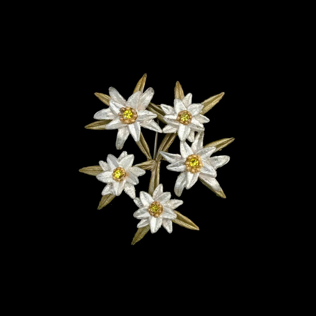 Edelweiss Brooch by Michael Michaud