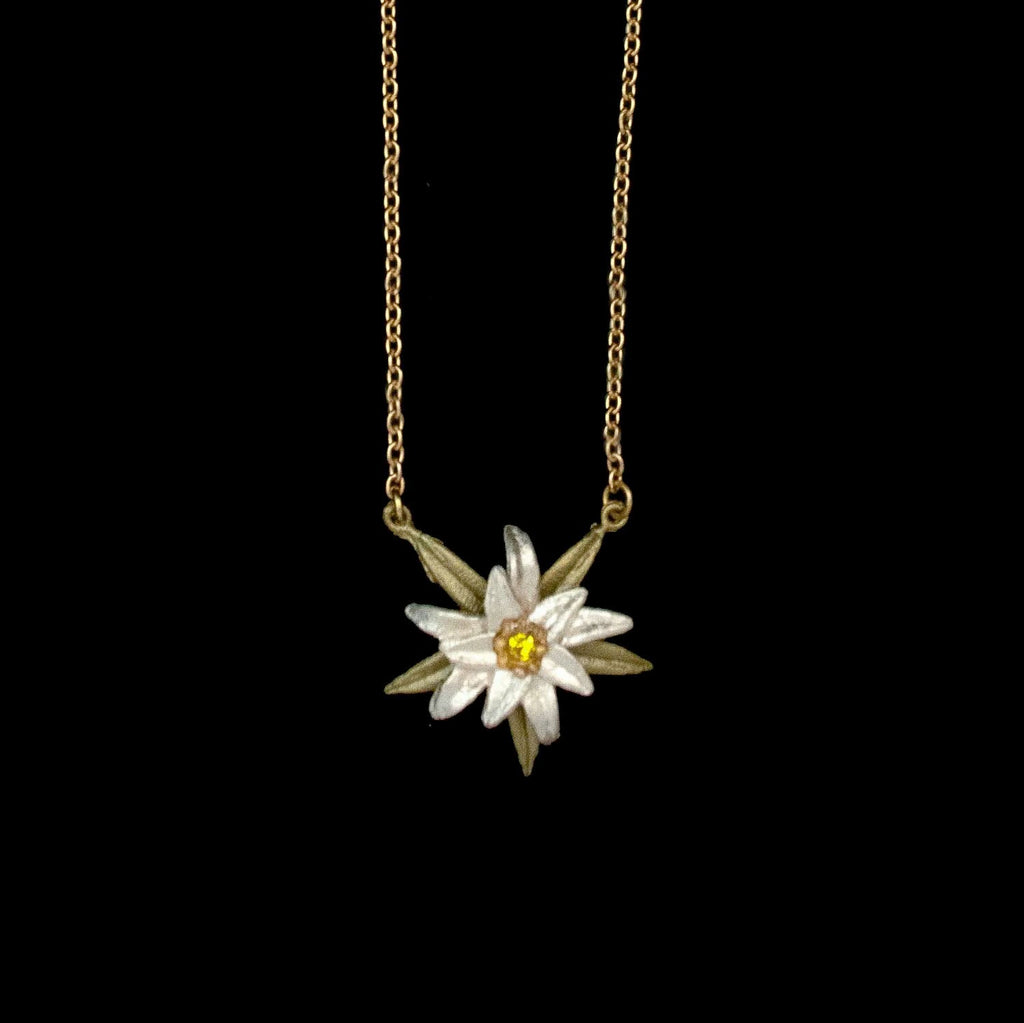 Edelweiss 16 Inch Adjustable Pendant Necklace by Michael Michaud