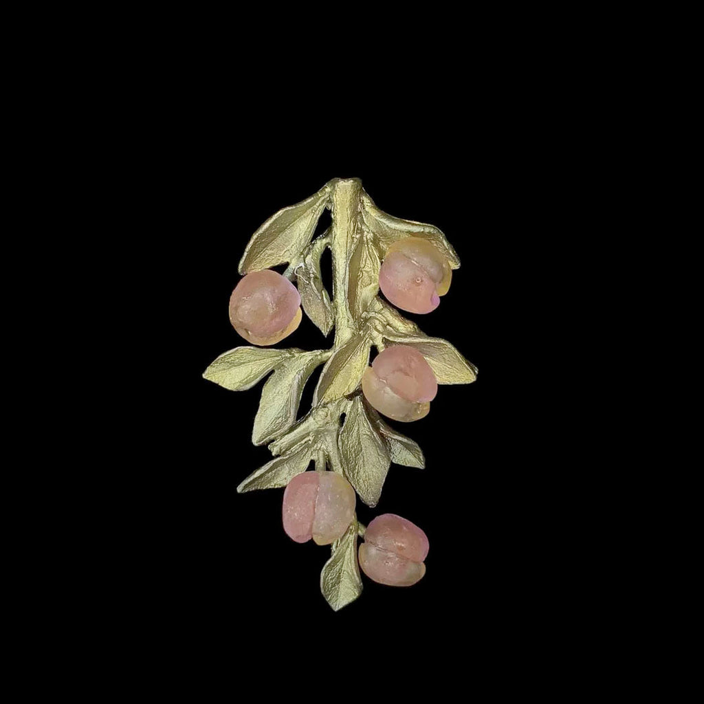 Peach Tree Brooch by Michael Michaud