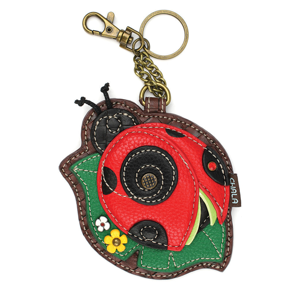 Ladybug A Coin Purse and Key Chain by Chala
