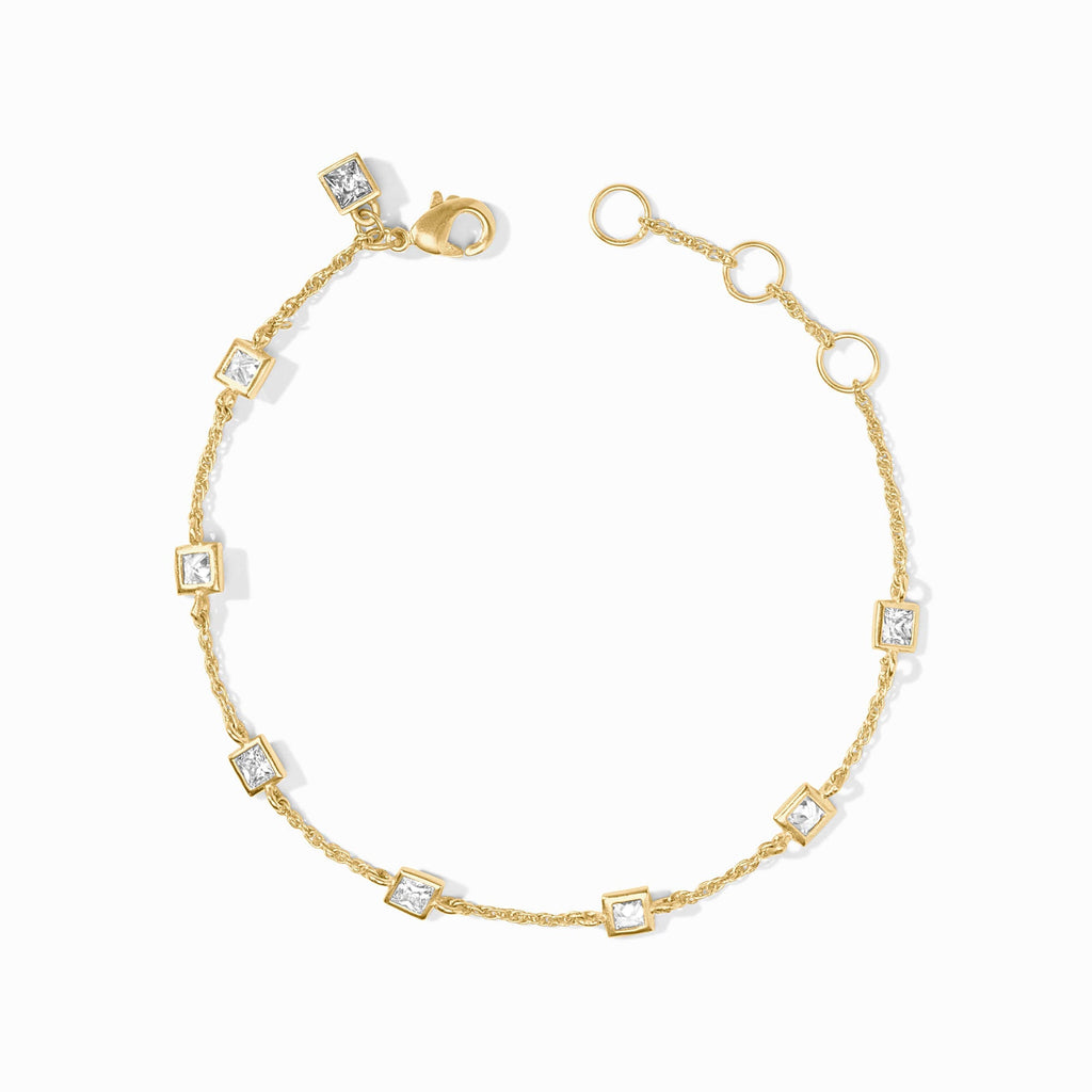Jolie Delicate Bracelet in Cubic Zirconia by Julie Vos