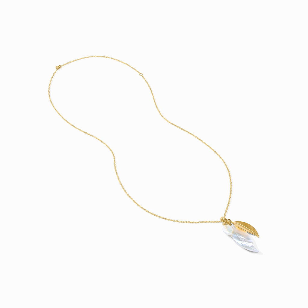 Willow Charm Pendant Necklace in Mother of Pearl by Julie Vos
