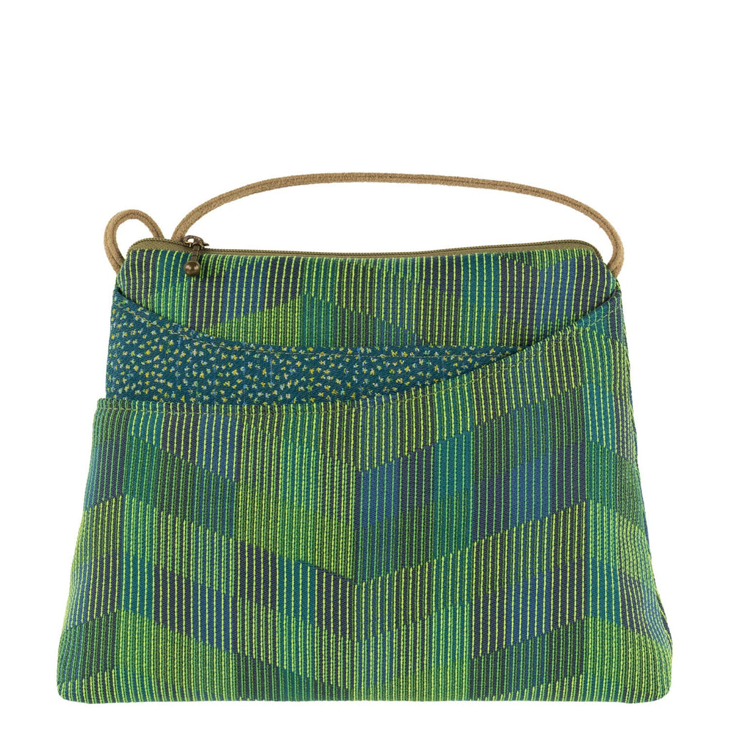 Maruca Sparrow Handbag in Chevron Green