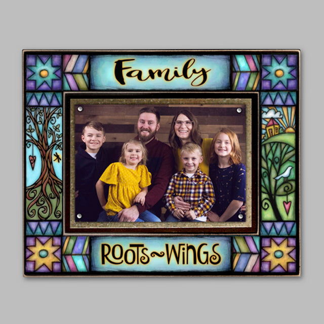 Roots and Wings Large Wood Frame