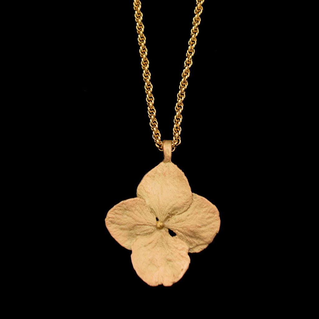 Hydrangea 18 Inch Adjustable Pendant Necklace by Michael Michaud