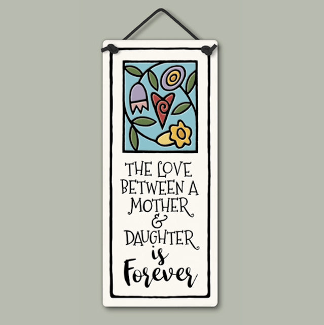 Mother and Daughter Small Tall Ceramic Tile