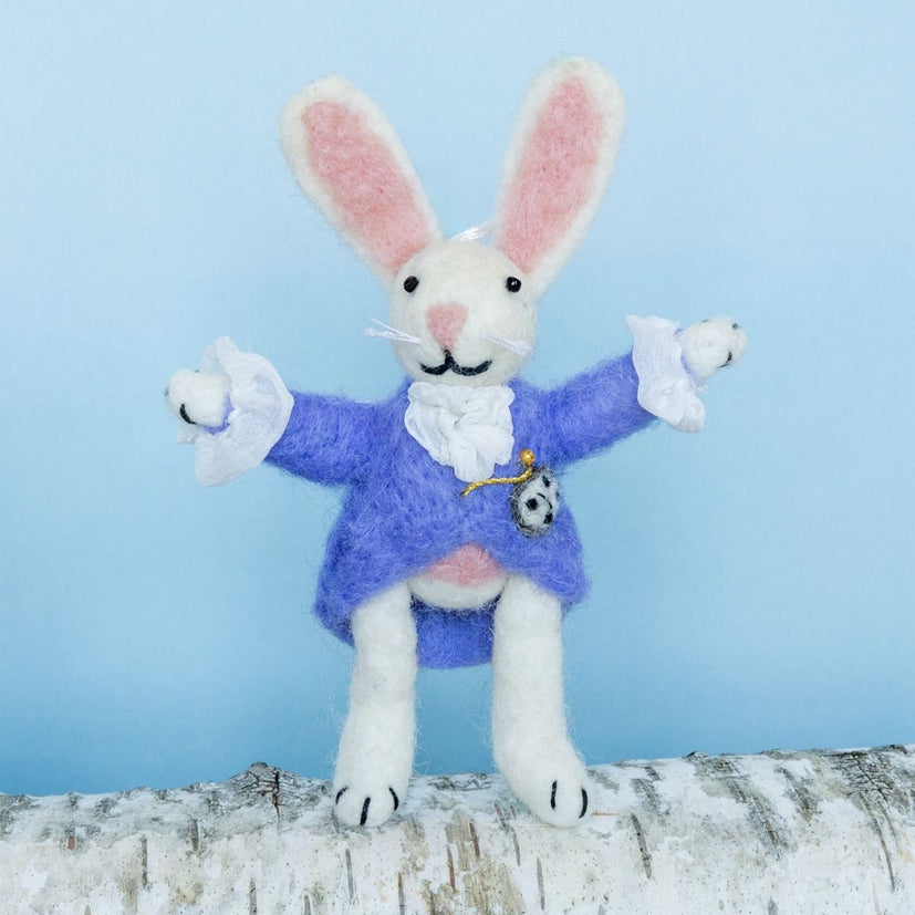 Baron Bunny Wool Ornament
