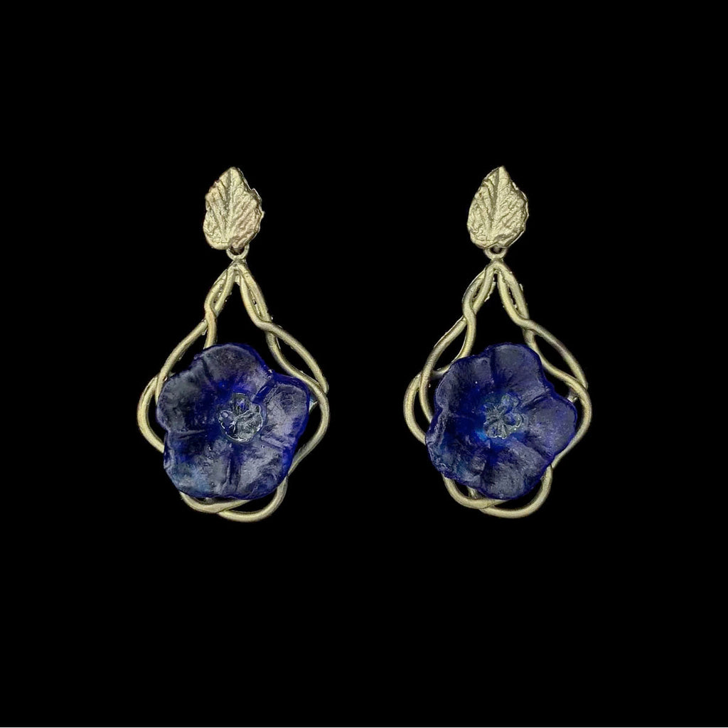 Morning Glory Post Earrings by Michael Michaud