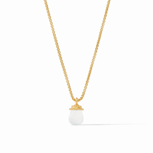 Crystal Clear Noel Solitaire Necklace by Julie Vos