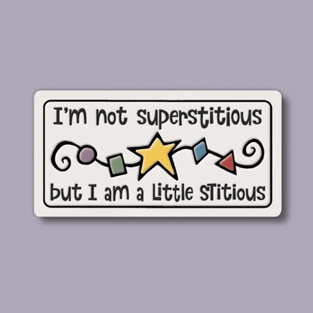 Little Stitious Ceramic Magnet