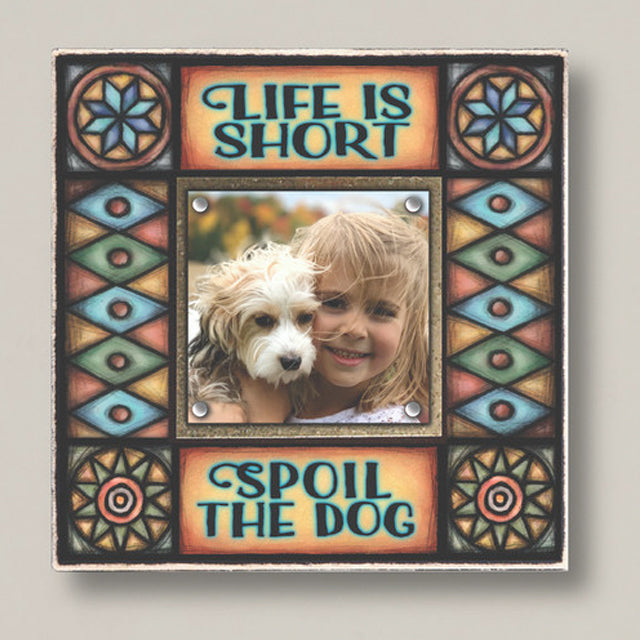 Spoil the Dog Small Wood Frame