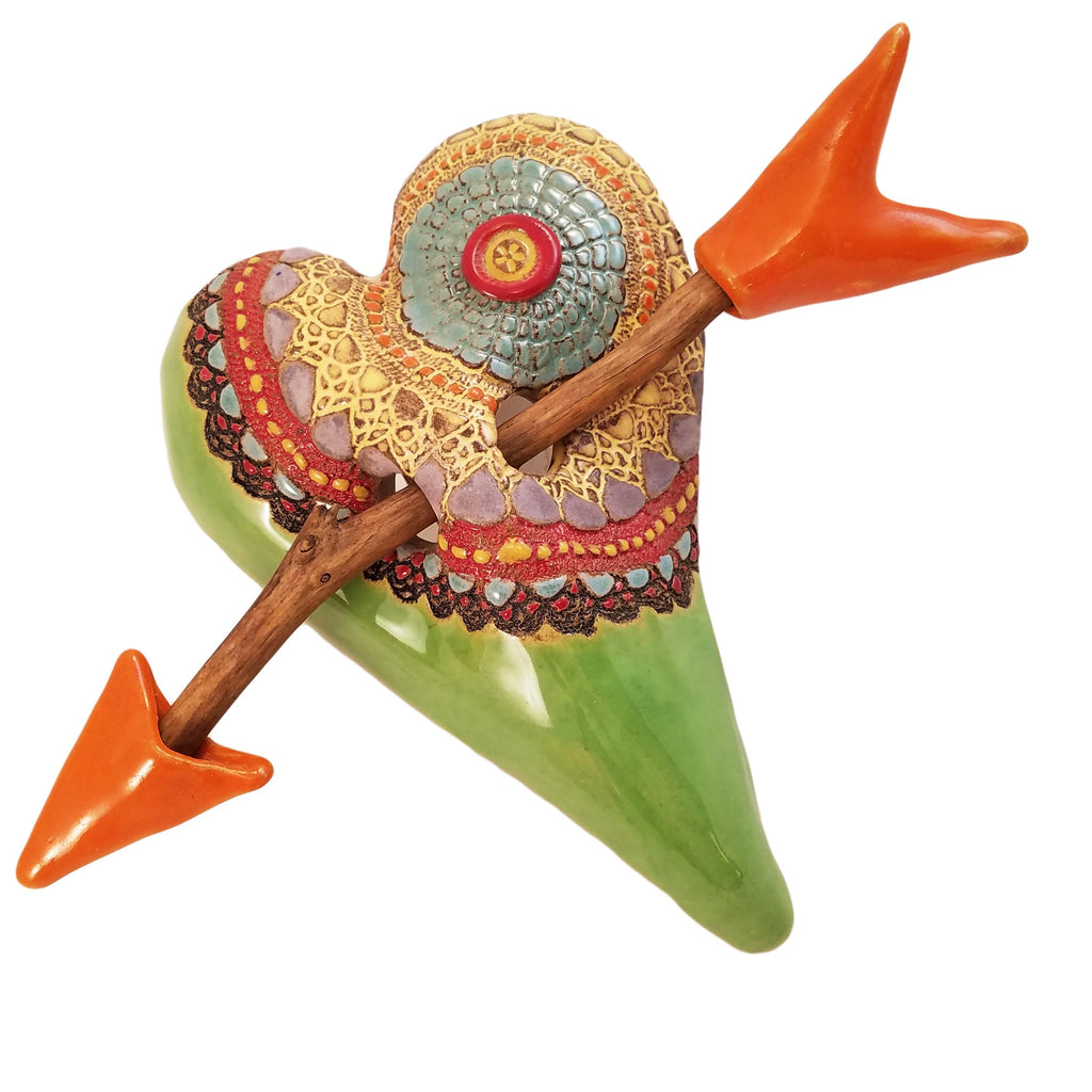 Frida Ceramic Wall Art by Laurie Pollpeter